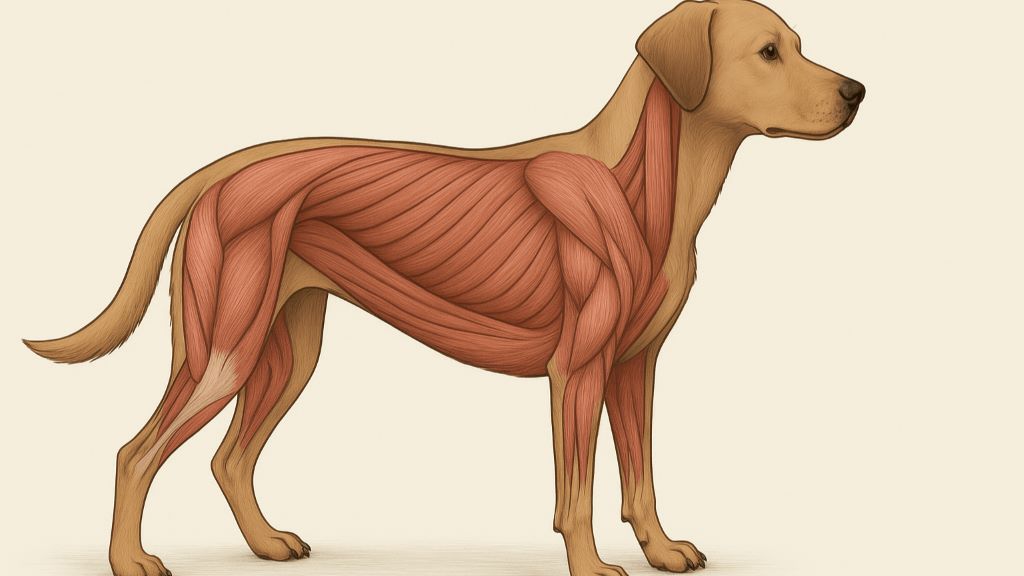 the important stabilizing muscles in a dog